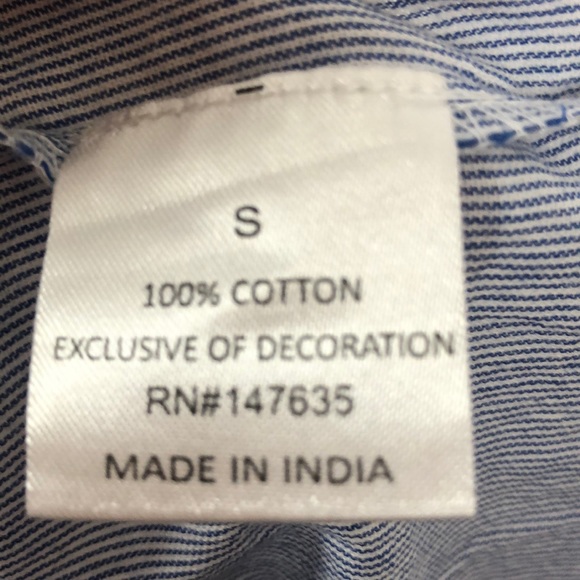 Romeo + Juliet Couture Cute Blue and White Ruffle Fringe Dress - Size Small - Picture 11 of 14